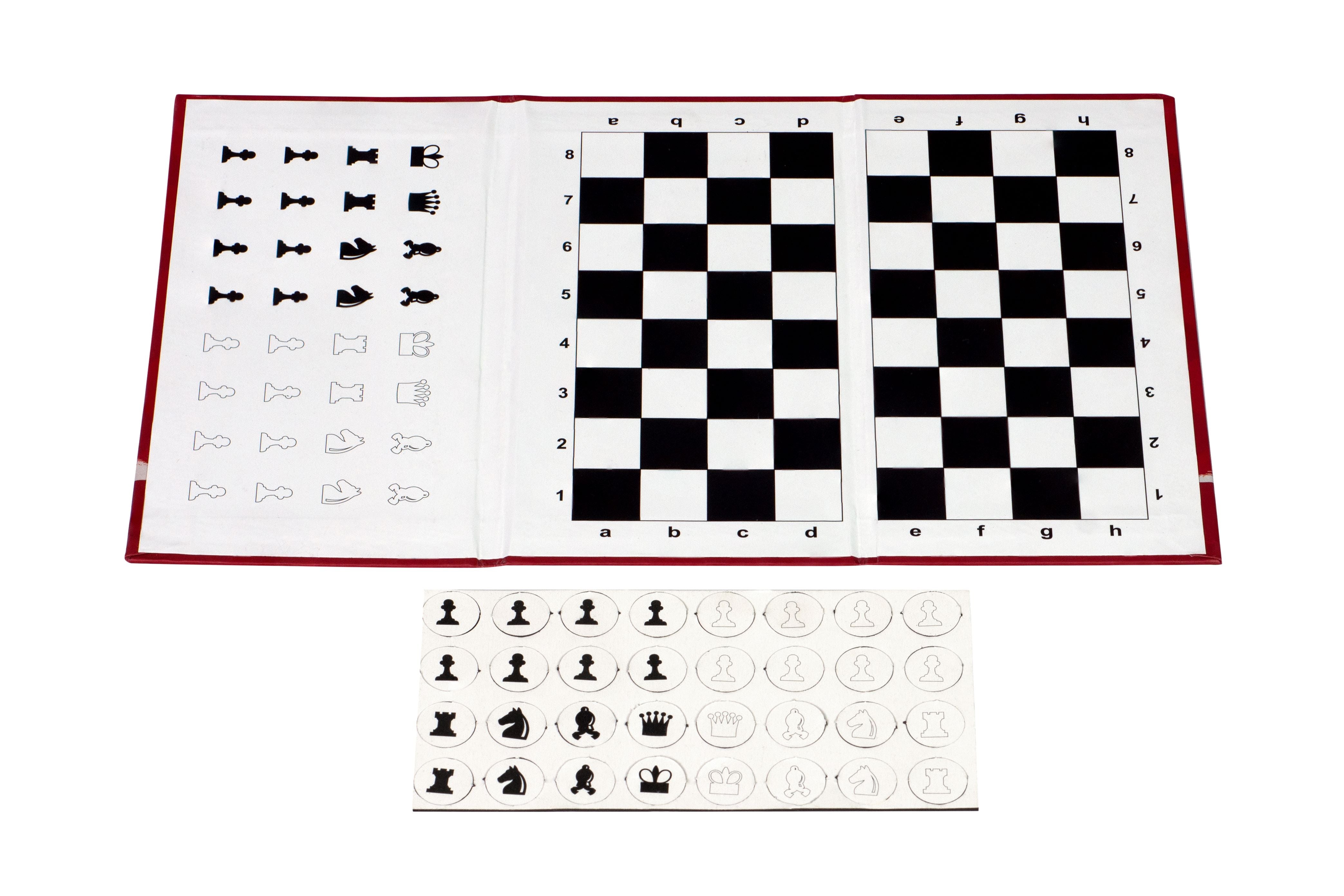 Jeu d'échecs magnétique de poche - l'ensemble cartonné ultra plat - Jeu d'échecs magnétique de poche - l'ensemble cartonné ultra plat