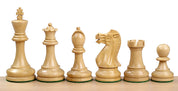 Pièces d'échecs Executive en bois d'acacia et buis - Taille 3,75''