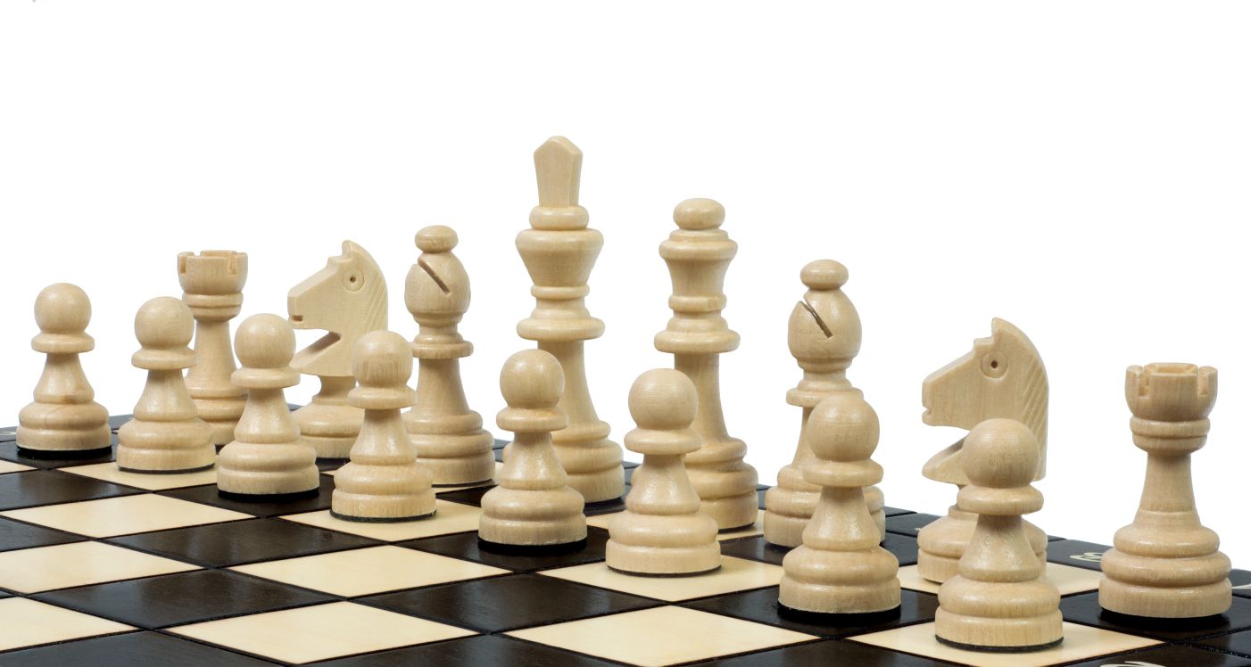 Jeu d'échecs MAGNETIQUE en bois de charme, pliant, de petite taille (28 x 28cm) - Ensemble Complet, couleur noire - Jeu d'échecs MAGNETIQUE en bois de charme, pliant, de petite taille (28 x 28cm) - Ensemble Complet, couleur noire