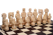 Jeu d'Echecs GLADIATEUR en bois de tilleul, de grande taille (59 x 59cm) - Ensemble Complet