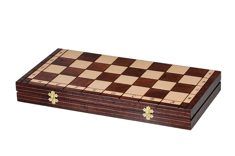 Jeu d'Echecs SPARTE avec les pièces en plastique et l'échiquier en bois, de grande taille (50 x 50cm) - Ensemble Complet - Jeu d'Echecs SPARTE avec les pièces en plastique et l'échiquier en bois, de grande taille (50 x 50cm) - Ensemble Complet
