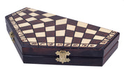 Jeu d'échecs en bois YALTA 3 Joueurs de petite taille (32 x 28 cm)