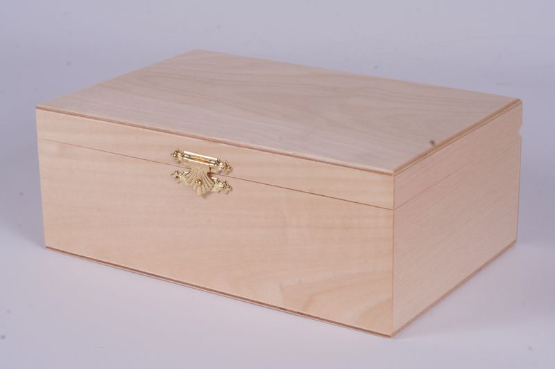 Boîte de rangement en bois naturel pour pièces d'échecs de taille 5 (un roi de 90 mm) - Boîte de rangement en bois naturel pour pièces d'échecs de taille 5 (un roi de 90 mm)