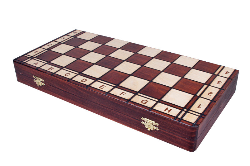 Jeu d'échecs JUPITER en bois de charme, de taille moyenne (42 x 42cm) - Ensemble Complet - Jeu d'échecs JUPITER en bois de charme, de taille moyenne (42 x 42cm) - Ensemble Complet