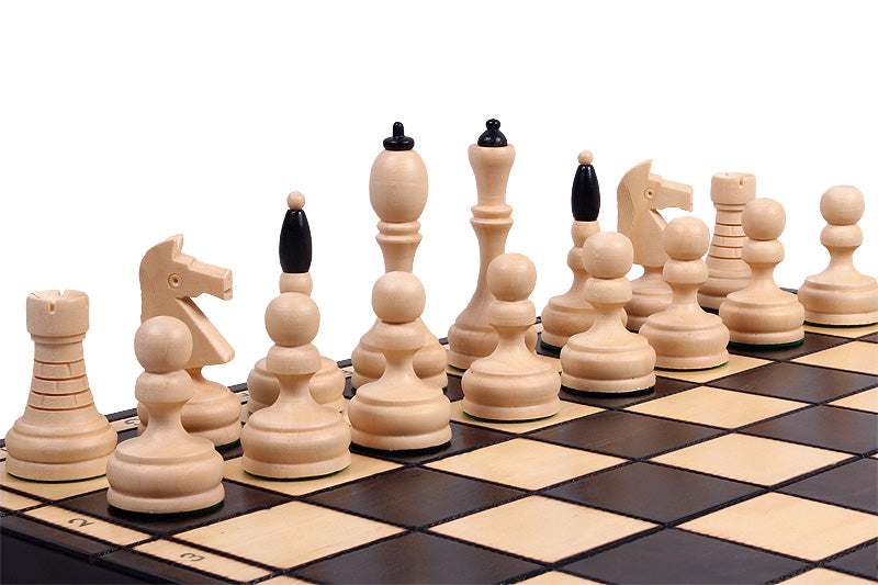 Jeu d'échecs CLASSIQUE en bois de charme, de grande taille (50 x 50m) - Ensemble Complet - Jeu d'échecs CLASSIQUE en bois de charme, de grande taille (50 x 50m) - Ensemble Complet