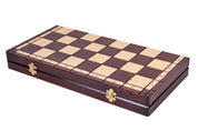 Jeu d'Echecs du SAPIN DE NOËL en bois de charme, de grande taille (48 x 48 cm) - Ensemble complet