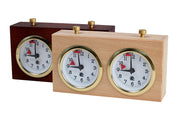 Pendule BHB en bois  foncé de petite taille sans support - Pendule traditionnelle mécanique