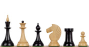 Pièces d'échecs Gambit de la Reine 1957 Ebony en bois d'ébène et buis - Taille 4,00''