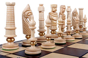 Jeu d'échecs sculpté de grande taille ROYAL LUX  (65 x 65 cm)