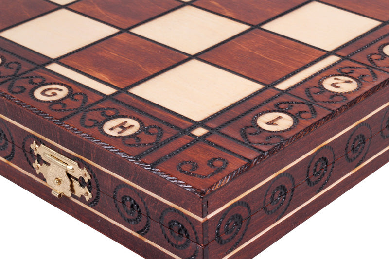 Jeu d'échecs CONSUL en bois de charme, de grande taille (48 x 48cm) - Ensemble Complet - Jeu d'échecs CONSUL en bois de charme, de grande taille (48 x 48cm) - Ensemble Complet