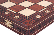 Jeu d'échecs CONSUL en bois de charme, de grande taille (48 x 48cm) - Ensemble Complet