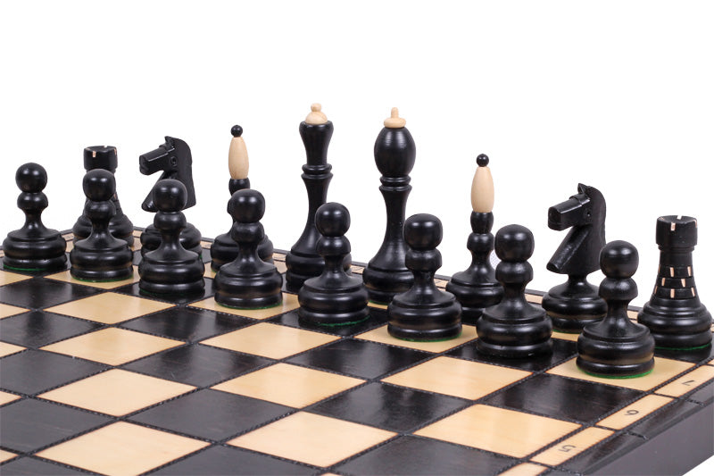Jeu d'échecs CLASSIQUE en bois de charme, de grande taille (50 x 50m) - Ensemble Complet - Jeu d'échecs CLASSIQUE en bois de charme, de grande taille (50 x 50m) - Ensemble Complet
