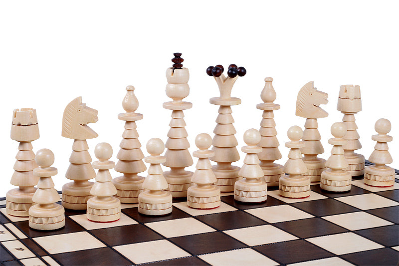 Jeu d'Echecs du SAPIN DE NOËL en bois de charme, de grande taille (60 x 60cm) - Jeu d'Echecs du SAPIN DE NOËL en bois de charme, de grande taille (60 x 60cm)