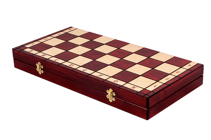 Jeu d'Echecs DU CHÂTEAU sculpté en bois de tilleul, de taille moyenne (50 x 50cm) - Ensemble Complet - Jeu d'Echecs DU CHÂTEAU sculpté en bois de tilleul, de taille moyenne (50 x 50cm) - Ensemble Complet
