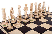 Jeu d'échecs sculpté de grande taille ROYAL LUX  (65 x 65 cm)