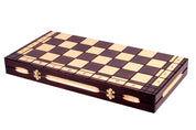 Jeu d'Echecs GALANT  en bois bois de charme, de grande taille (57 x 57cm) - Ensemble Complet