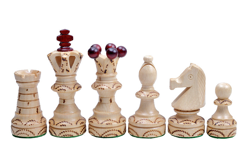 Jeu d'échecs AMBASSADEUR en bois de charme, de grande taille (55 x 55cm) - Ensemble Complet - Jeu d'échecs AMBASSADEUR en bois de charme, de grande taille (55 x 55cm) - Ensemble Complet