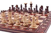 Jeu d'échecs CONSUL en bois de charme, de grande taille (48 x 48cm) - Ensemble Complet