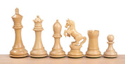 Pièces d'échecs Alexander Ebony en bois d'ébène et de buis - Taille 4,00''