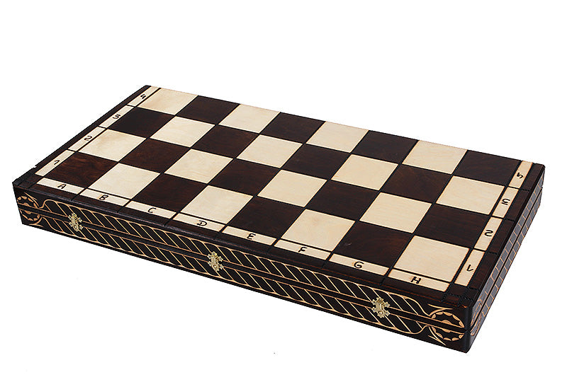 Jeu d'échecs en bois sculpté CESAR LARGE de grande taille  (85 x 85 cm) - Jeu d'échecs en bois sculpté CESAR LARGE de grande taille  (85 x 85 cm)