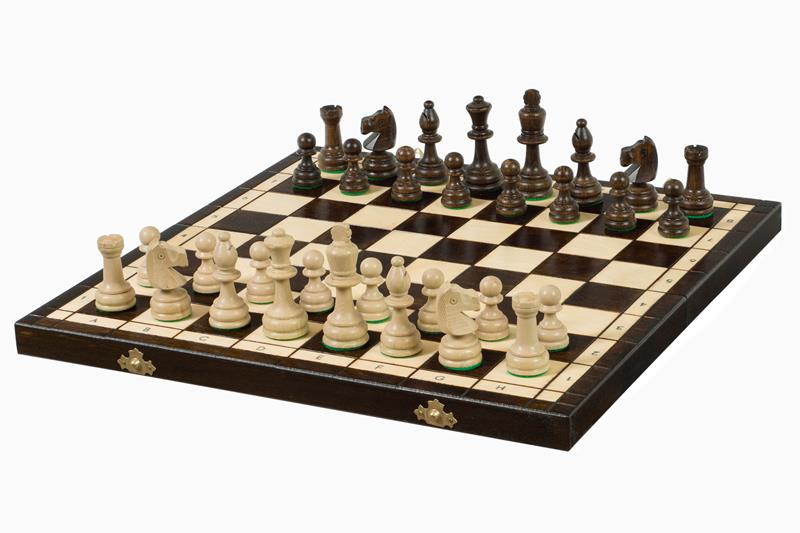 Jeu d'échecs OLYMPIQUE en bois de charme, de grande taille (41 x 41cm) - Ensemble Complet - Jeu d'échecs OLYMPIQUE en bois de charme, de grande taille (41 x 41cm) - Ensemble Complet