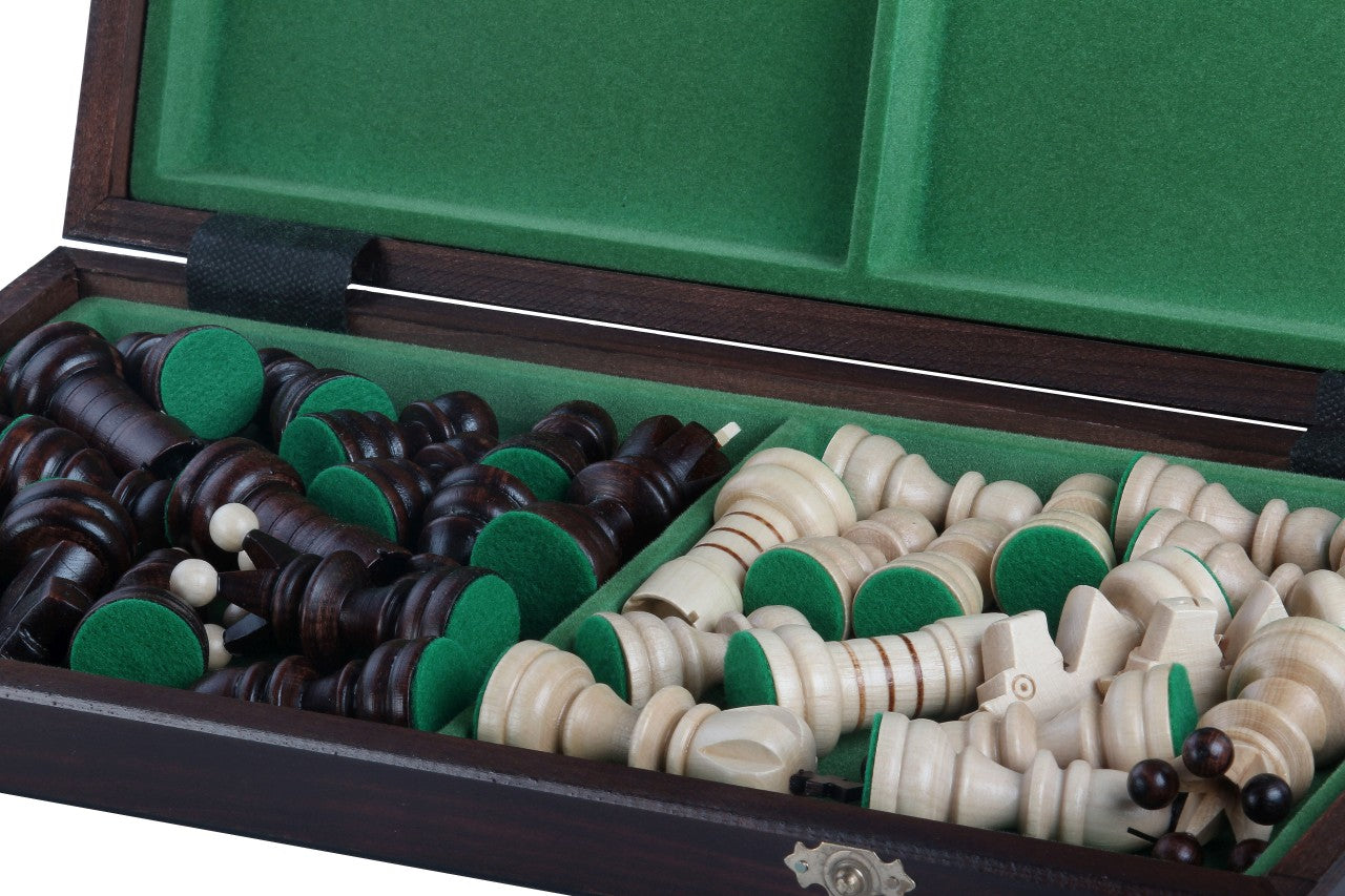 Jeu d'échecs PERLE en bois de charme, de grande taille (42 x 42cm) - Ensemble Complet - Jeu d'échecs PERLE en bois de charme, de grande taille (42 x 42cm) - Ensemble Complet