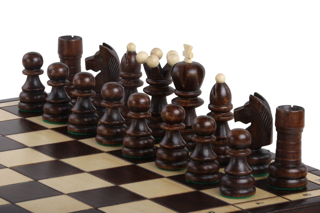 Jeu d'échecs PERLE en bois de charme, de grande taille (42 x 42cm) - Ensemble Complet - Jeu d'échecs PERLE en bois de charme, de grande taille (42 x 42cm) - Ensemble Complet