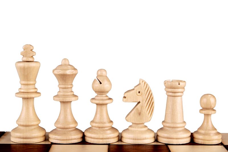 Jeu d'échecs MAGNETIQUE en bois de charme, pliant, de grande taille (35 x 35cm) - Ensemble Complet - Jeu d'échecs MAGNETIQUE en bois de charme, pliant, de grande taille (35 x 35cm) - Ensemble Complet