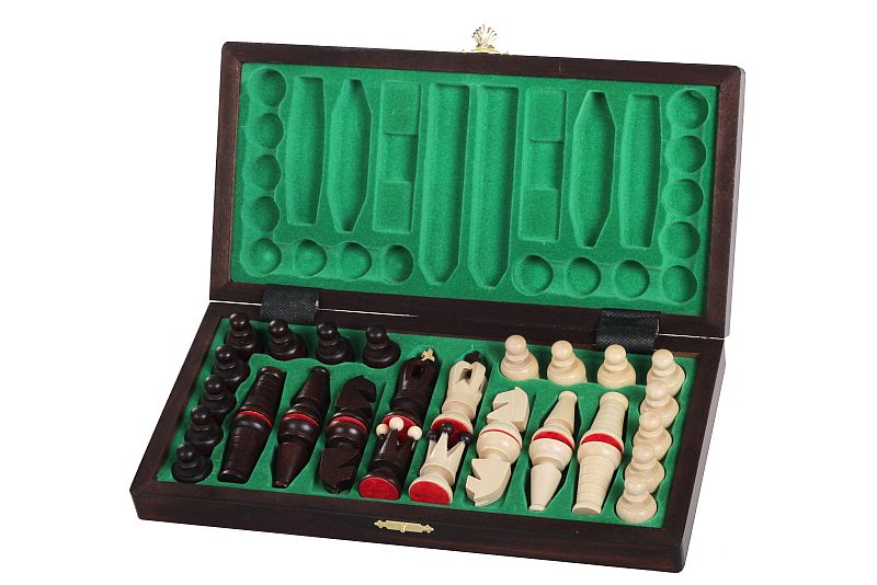 Jeu d'Echecs ROYAL MAXI en bois de charme et de hêtre, de taille moyenne (31 x 31cm) - Ensemble Complet (jeu de notre nouvelle gamme) - Jeu d'Echecs ROYAL MAXI en bois de charme et de hêtre, de taille moyenne (31 x 31cm) - Ensemble Complet (jeu de notre nouvelle gamme)
