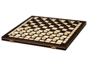 Jeu d'échecs Capablanca + Jeu de Dames, pliant en bois, de taille moyenne (40 x 40cm) - Ensemble Complet (variante du jeu d'échecs avec échiquier 10x10)