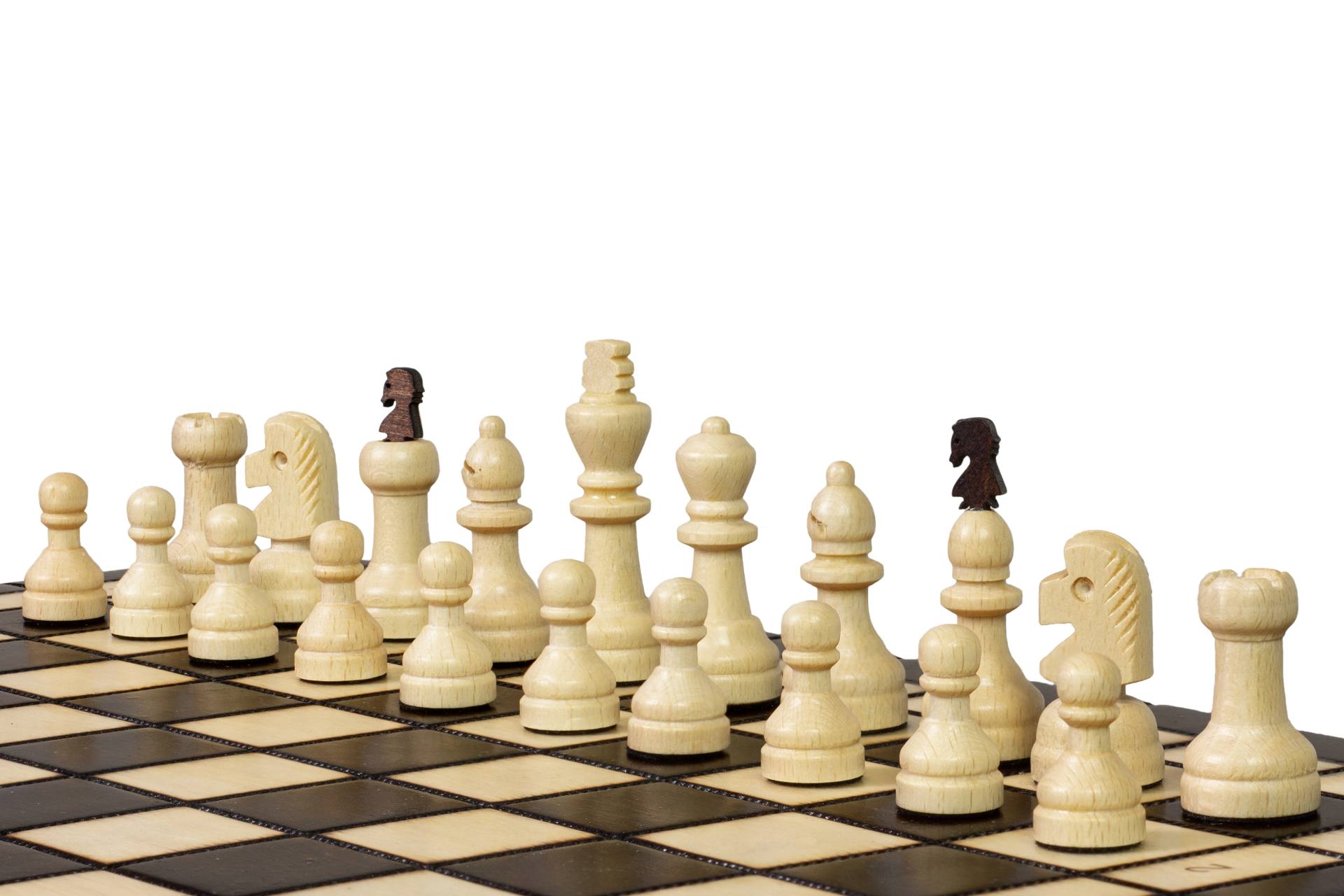 Jeu d'échecs Capablanca + Jeu de Dames, pliant en bois, de taille moyenne (40 x 40cm) - Ensemble Complet (variante du jeu d'échecs avec échiquier 10x10) - Jeu d'échecs Capablanca + Jeu de Dames, pliant en bois, de taille moyenne (40 x 40cm) - Ensemble Complet (variante du jeu d'échecs avec échiquier 10x10)
