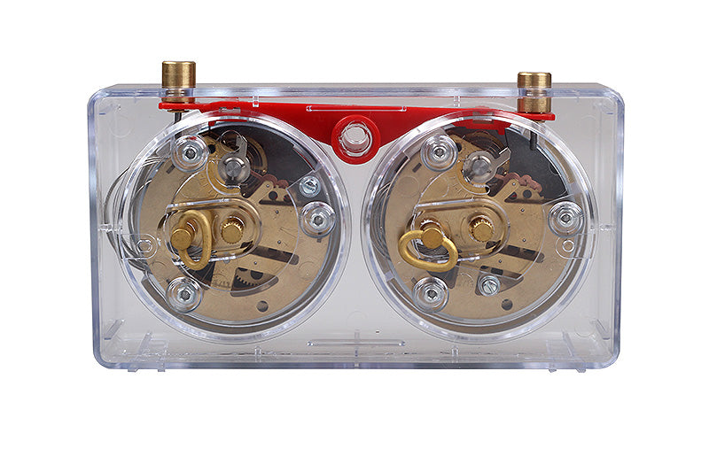 Pendule BHB de tournoi, en plastique transparent clair, de petite taille - Pendule traditionnelle mécanique - Pendule BHB de tournoi, en plastique transparent clair, de petite taille - Pendule traditionnelle mécanique