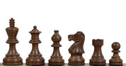 Jeu d'échecs de tournoi avec les pièces American Classic en bois d'acacia et buis  de taille 4 (40x40cm) - L'ensemble complet