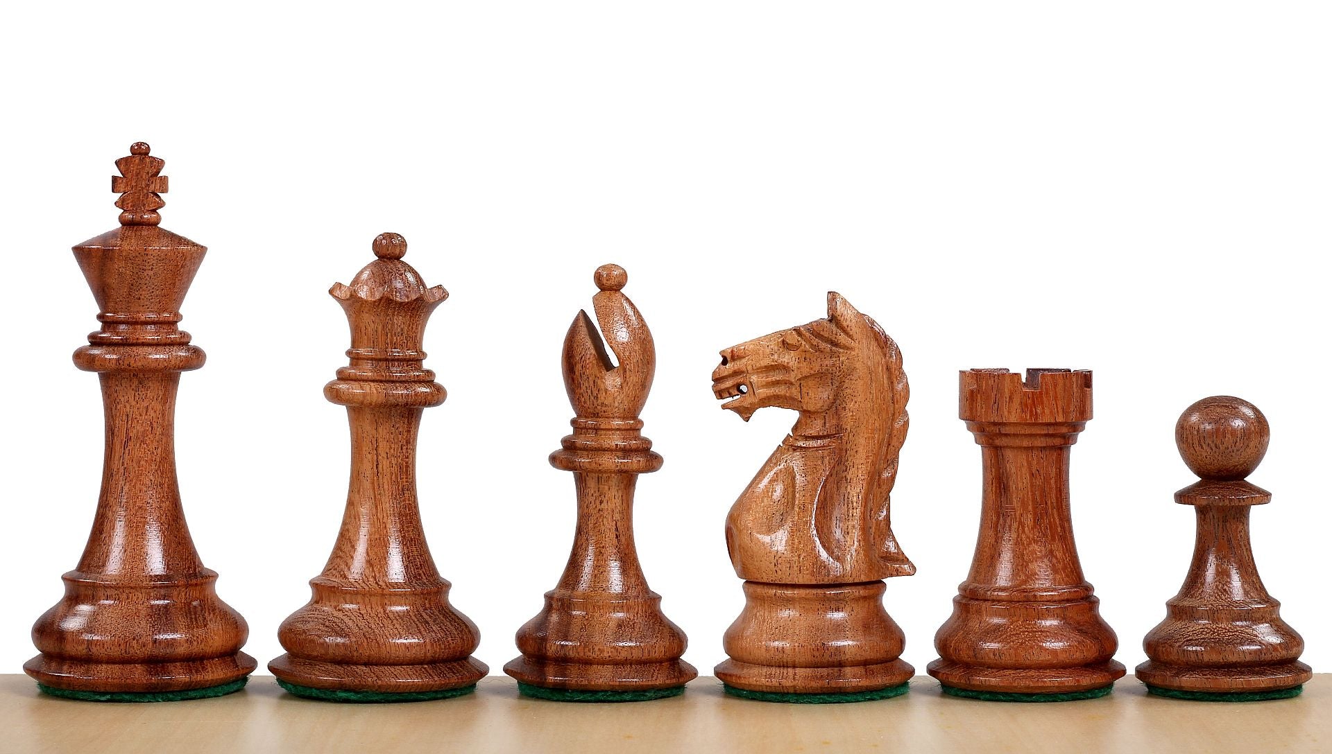 Pièces d'échecs Supreme en bois d'acacia et de buis - Taille 3,50'' - Pièces d'échecs Supreme en bois d'acacia et de buis - Taille 3,50''