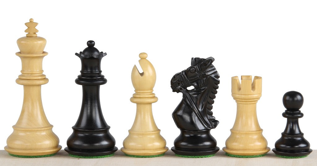 Pièces d'échecs King's Bridal en bois de buis foncé et naturel - Taille 3,75'' - Pièces d'échecs King's Bridal en bois de buis foncé et naturel - Taille 3,75''