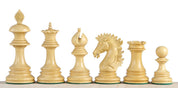 Pièces d'échecs Sunrise en bois de padouk et de buis - Taille 3,75''