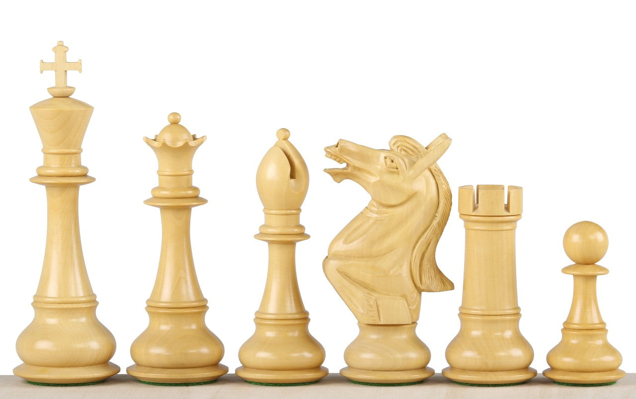 Pièces d'échecs NAPOLEON Ebony en bois d'ébène et de buis - Taille 6,00'' - Pièces d'échecs NAPOLEON Ebony en bois d'ébène et de buis - Taille 6,00''