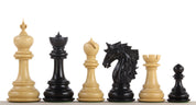 Pièces d'échecs Dubliner Montgoy  Ebony en bois d'ébène et de buis - Taille 5,00''