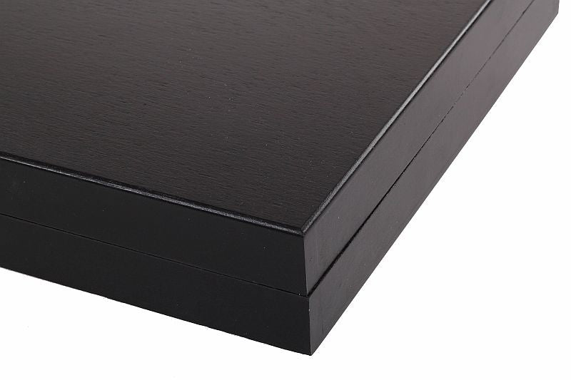 Coffret Luxe de bois pour rangement des pieces d'echecs de taille 5 - teinté en noir - Coffret Luxe de bois pour rangement des pieces d'echecs de taille 5 - teinté en noir