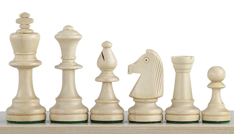 Les pièces d'échecs en bois STAUNTON de taille 5 dans un poly-sac - Les pièces d'échecs en bois STAUNTON de taille 5 dans un poly-sac