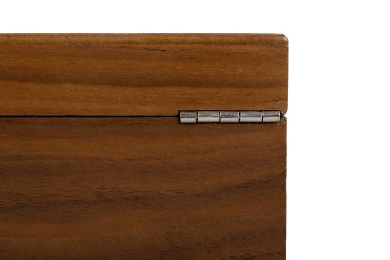 Boîte de rangement Luxe en bois de noyer pour pièces d'échecs de taille 3,75'' - Boîte de rangement Luxe en bois de noyer pour pièces d'échecs de taille 3,75''