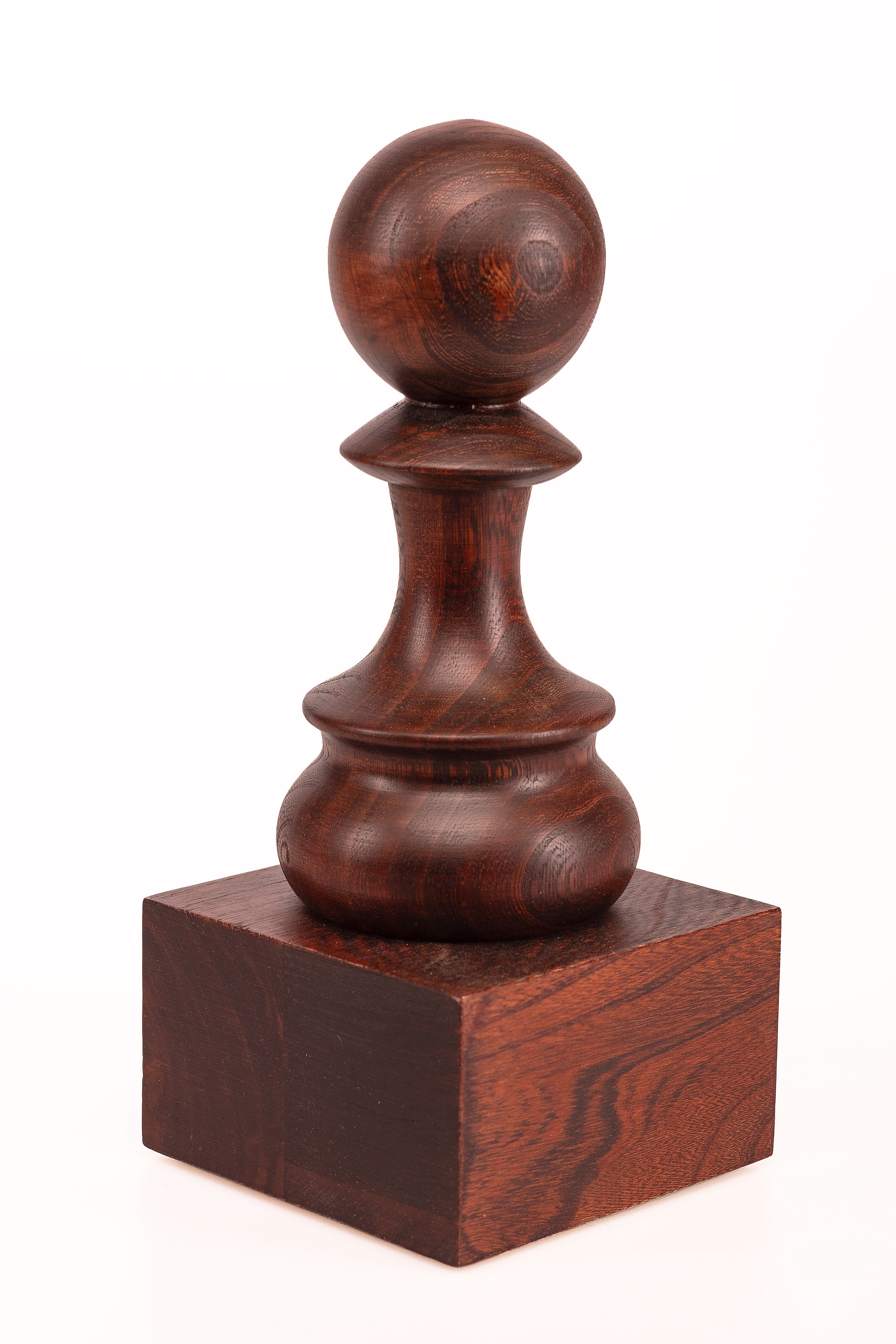 Trophée d'échecs - Pion noir en bois 25cm - Trophée d'échecs - Pion noir en bois 25cm