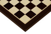 Echiquier en marqueterie de bois de wengé et sycomore - échiquier de taille 36x36cm sans coordonnées