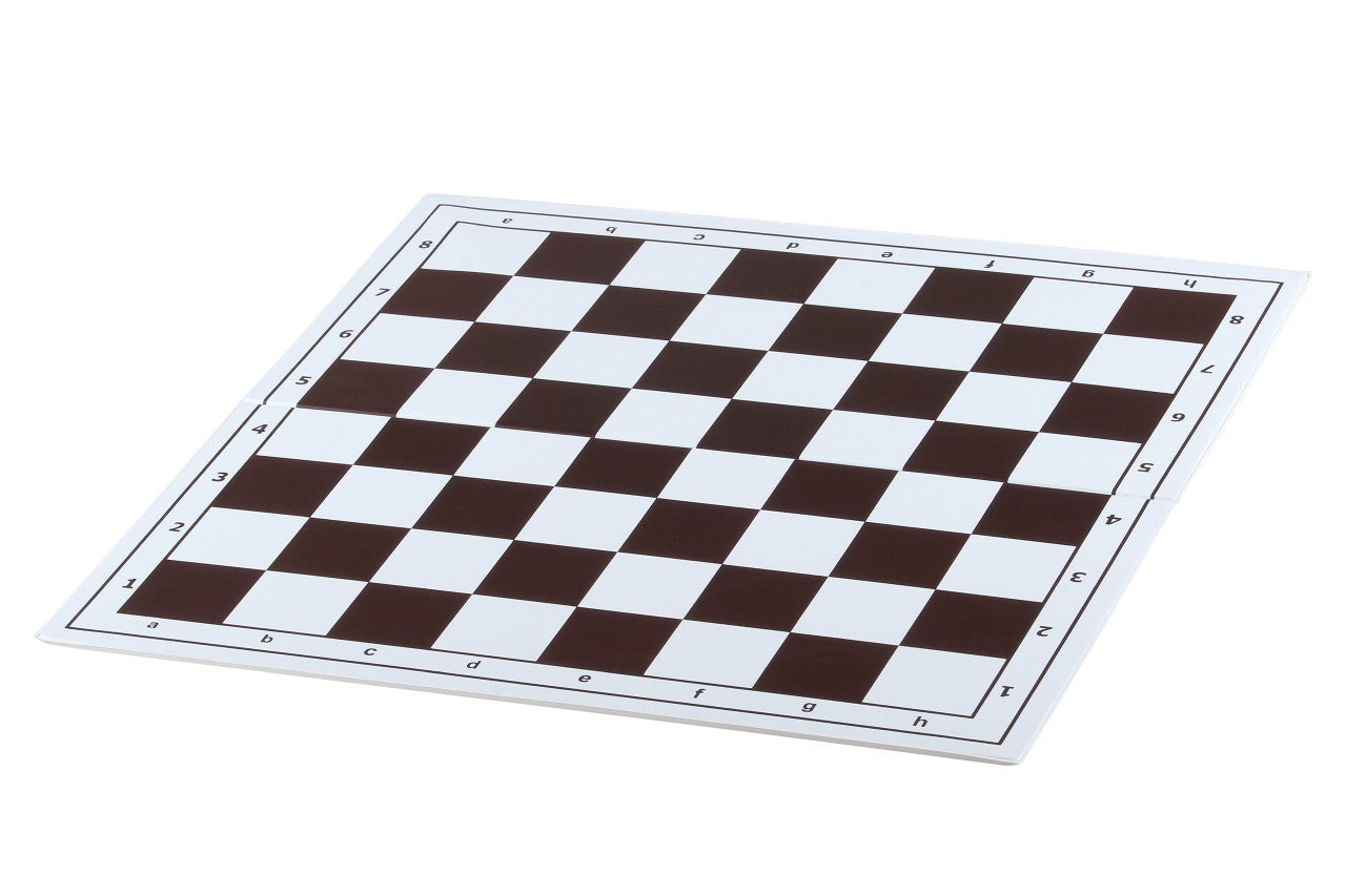 Échiquier plastique pliant en 2, marron et blanc - échiquier de tournoi de 36x36cm - Échiquier plastique pliant en 2, marron et blanc - échiquier de tournoi de 36x36cm
