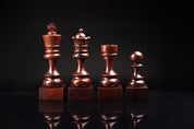 Trophée d'échecs - Tour noire en bois 27cm