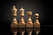Trophée d'échecs - Pion blanc en bois 25cm