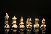Porte clé - Roi blanc / Pièce d'échecs en bois naturel