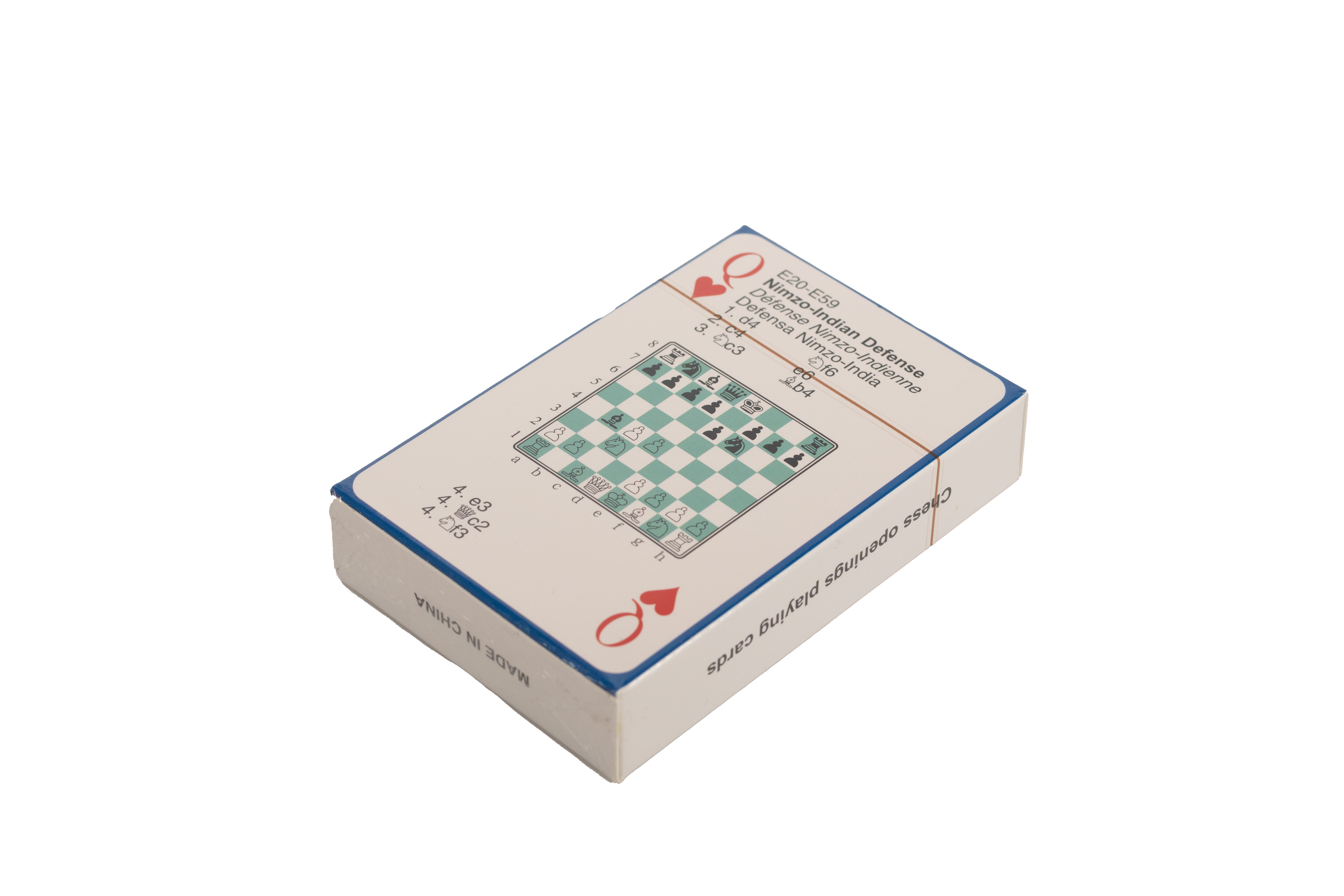 Cartes à jouer - Cartes Ouvertures d'Echecs - Cartes à jouer - Cartes Ouvertures d'Echecs