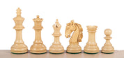 Pièces d'échecs Colombian en bois d'acacia et de buis - Taille 3,50''