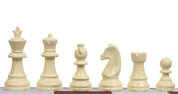 Pièces d'échecs en plastique Staunton, blanches et noires de taille 3 (roi 65mm)